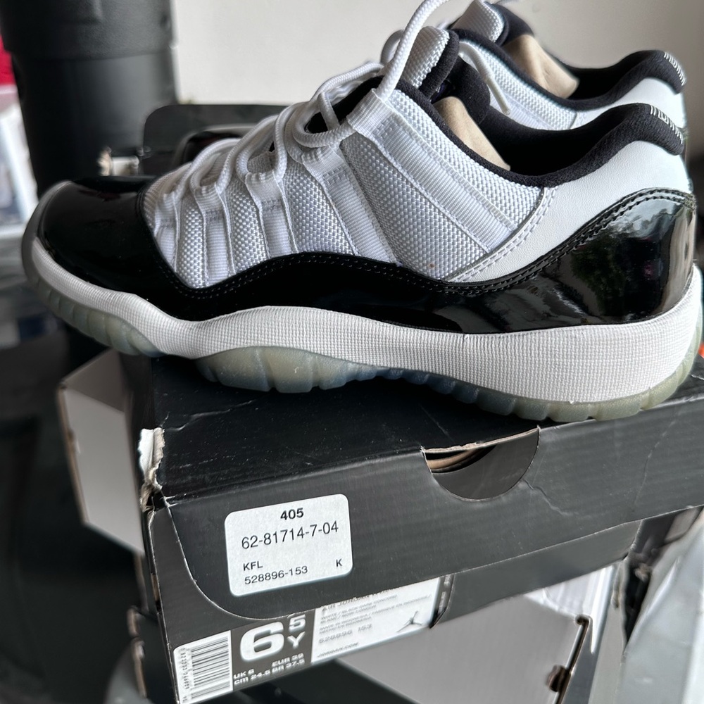 Jordan Black and White Sneakers